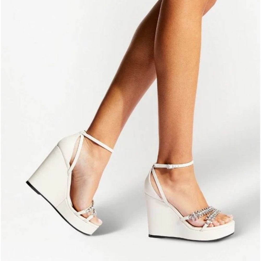 Jimmy Choo 120 Wedge Sandals - Gem